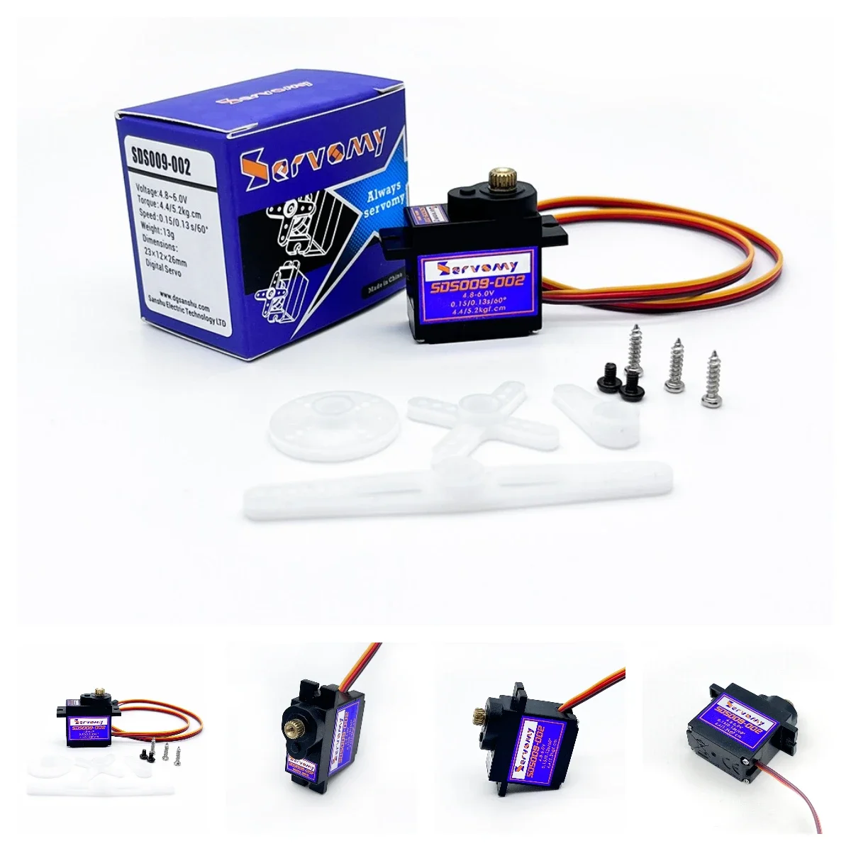 4 قطع سيرفو SDS009-02 بوزن 9 ج - مراجعة Running Gear In A Car وسعره